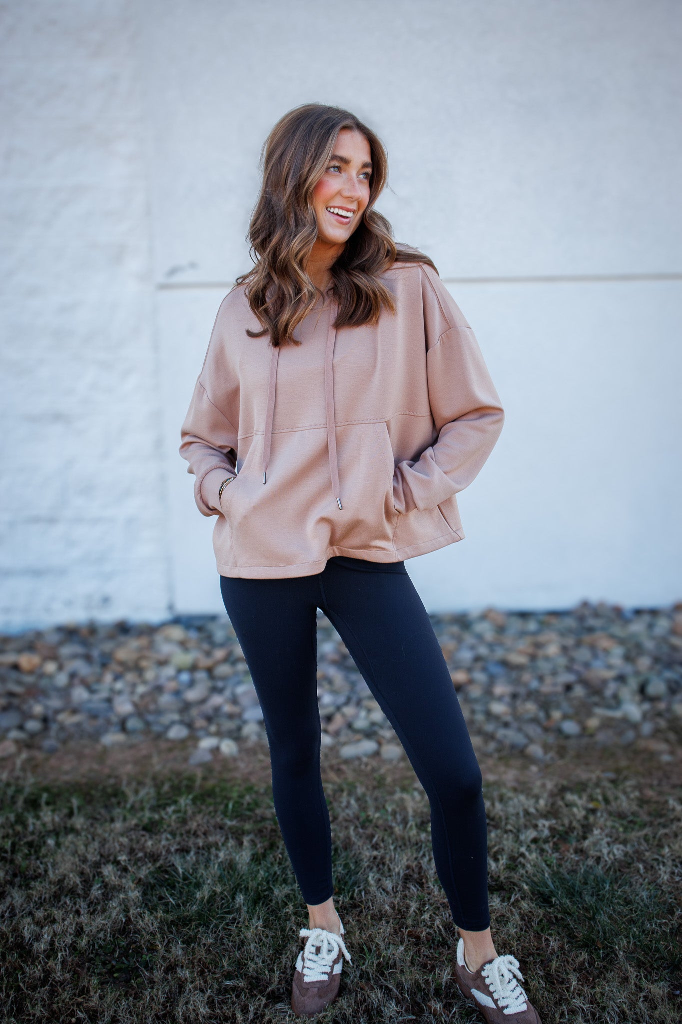 Toffee Brown Lightweight Hoodie