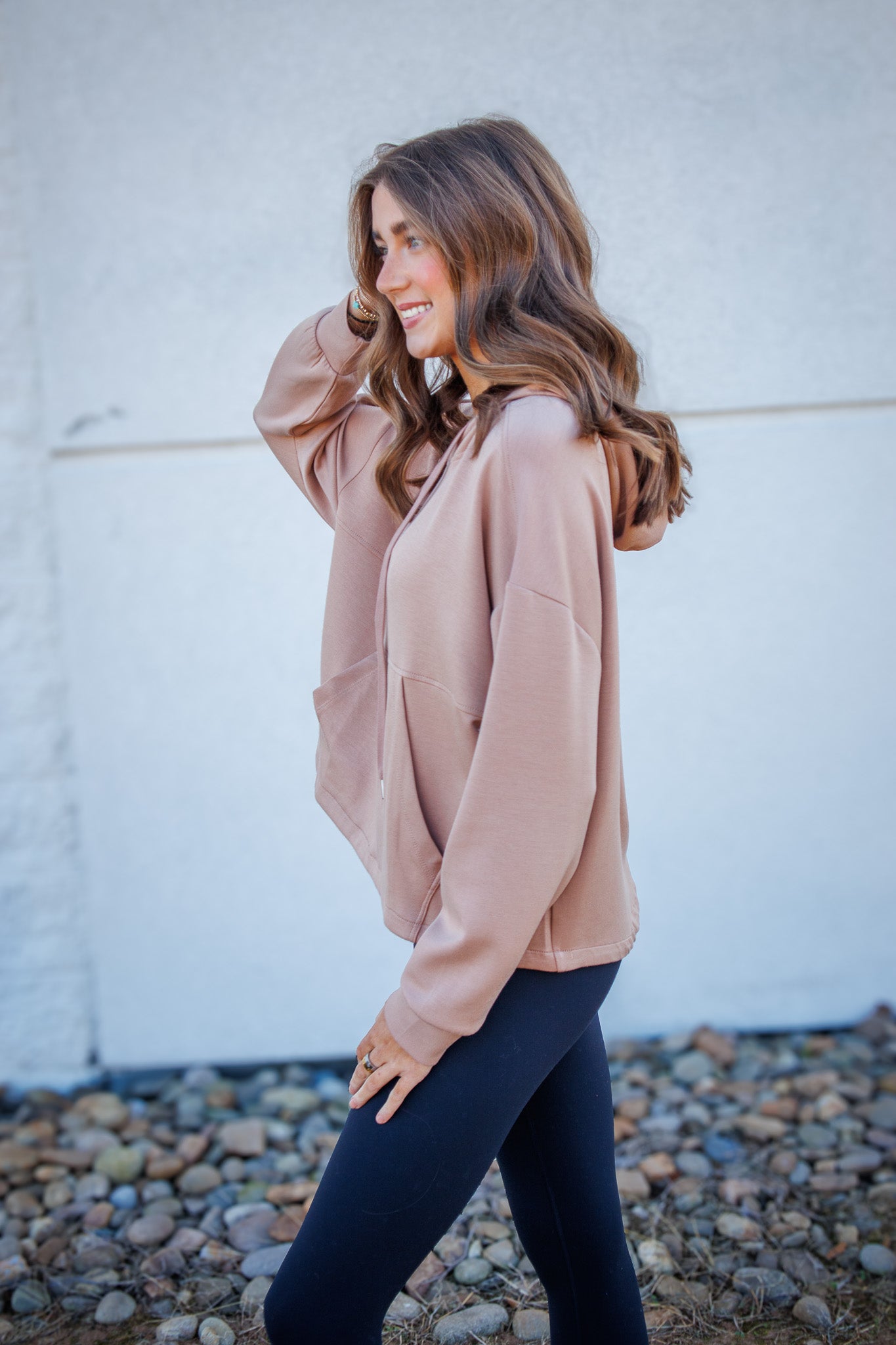 Toffee Brown Lightweight Hoodie