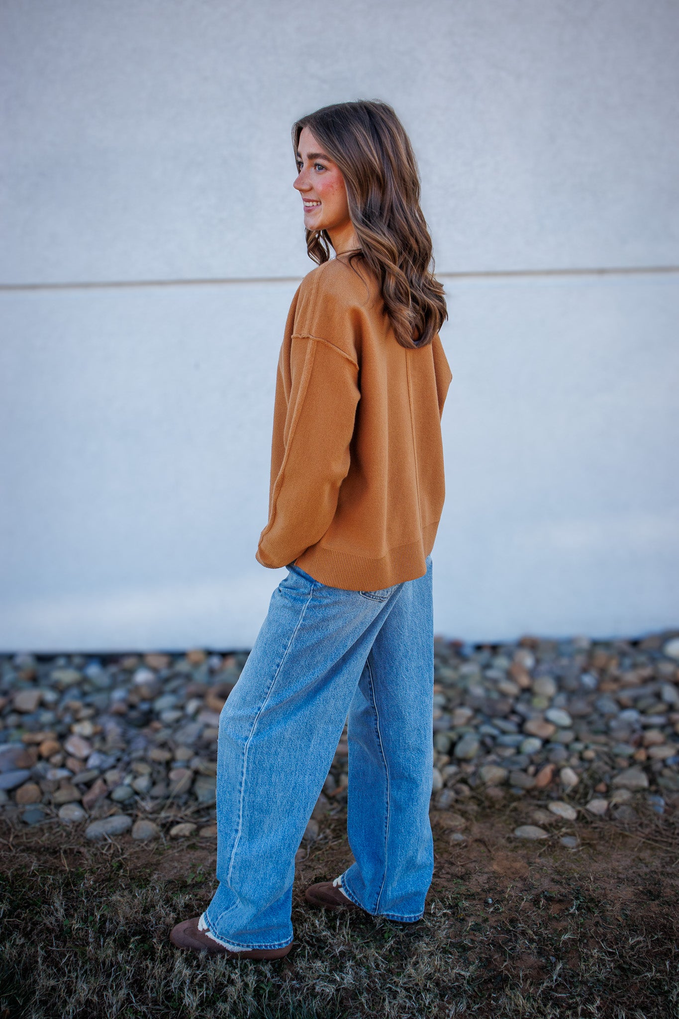 Kate Knit Sweater - CAMEL