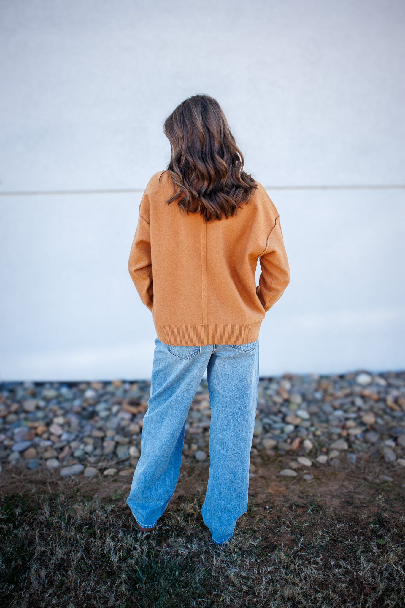 Kate Knit Sweater - CAMEL