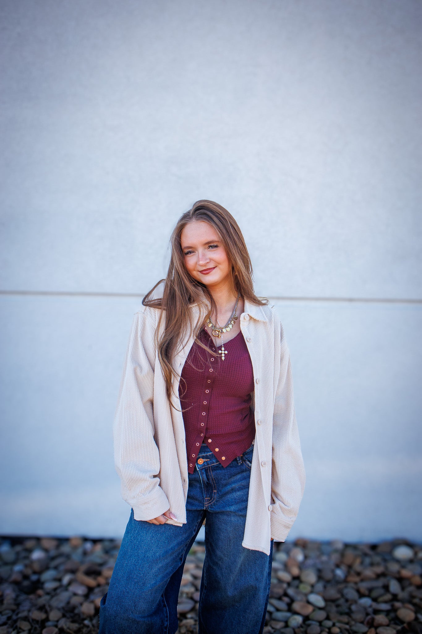 Cream Ridge Corduroy Shacket