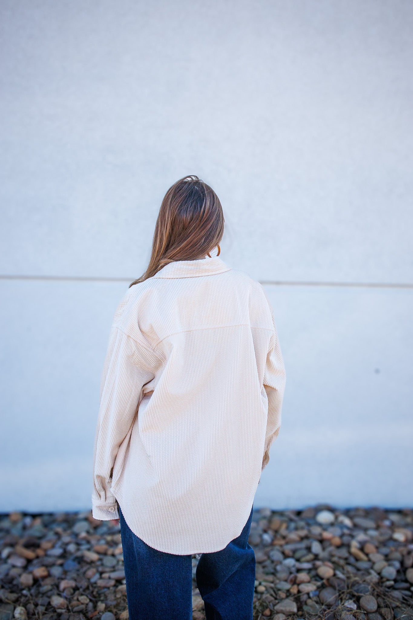 Cream Ridge Corduroy Shacket