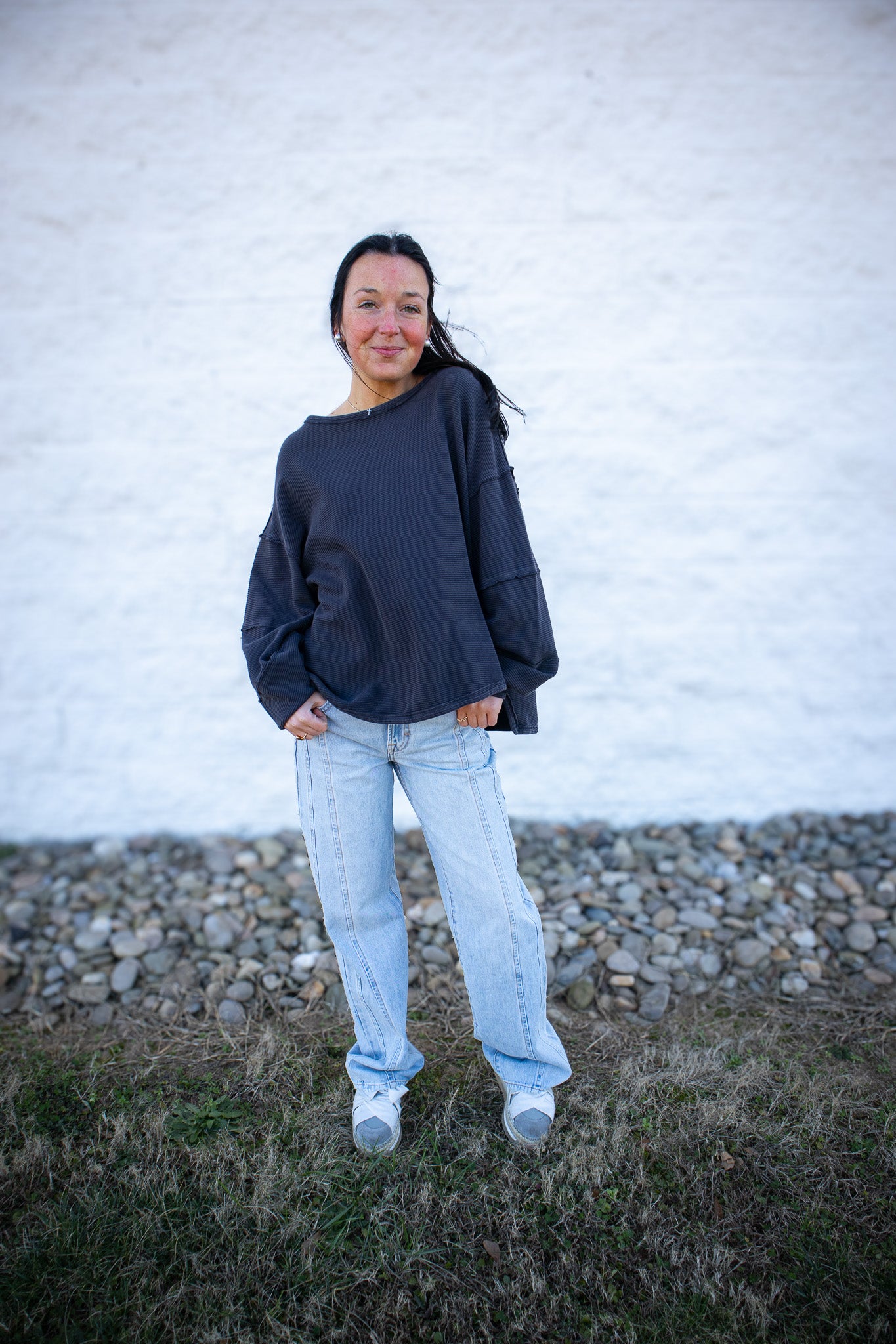 Free People - Total Eclipse Tee - BLACK