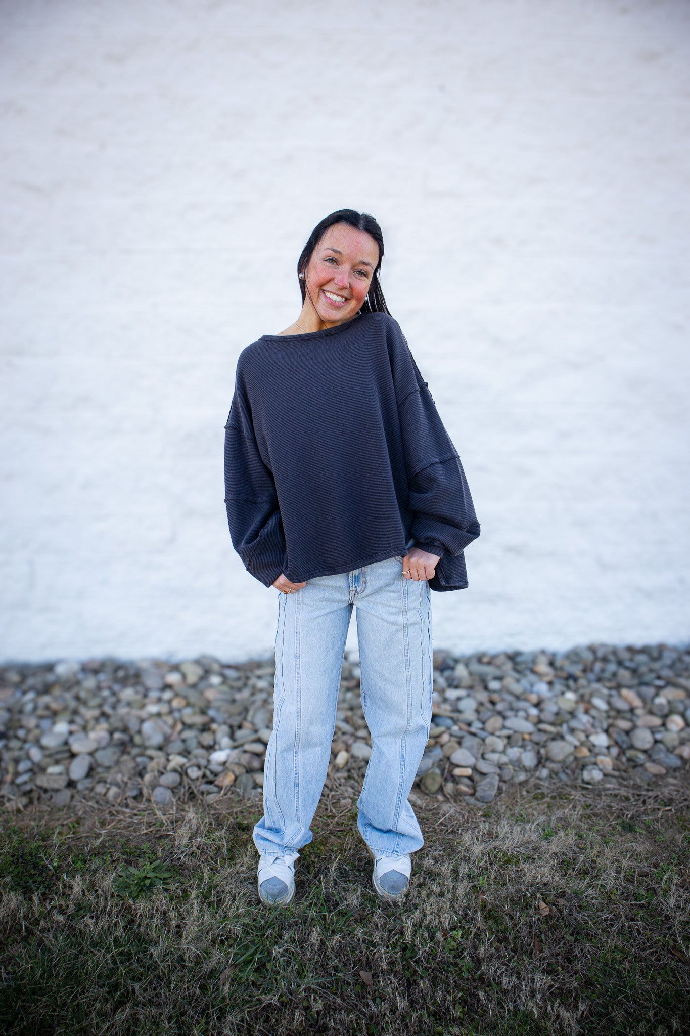 Free People - Total Eclipse Tee - BLACK