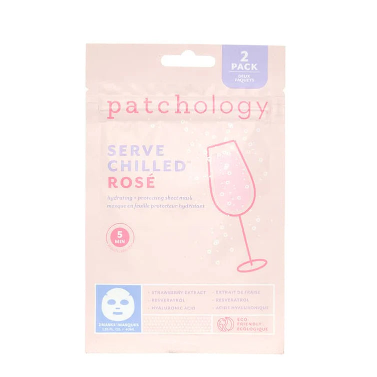 PATCHOLOGY - Rosé Hydrating Face Sheet Mask - Pack of 2