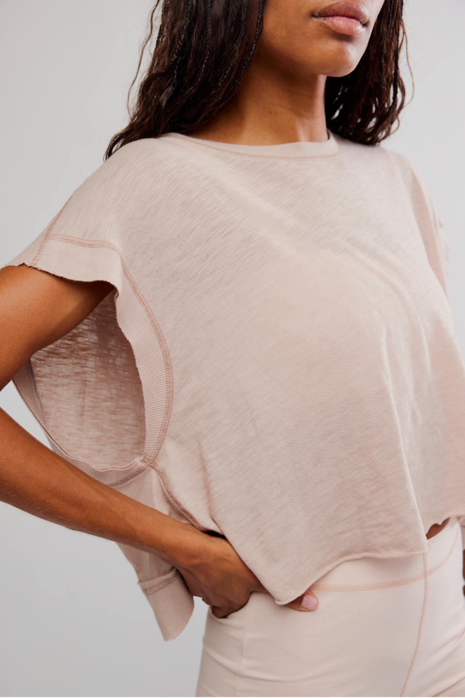 Free People - My Time Tee - SANDY