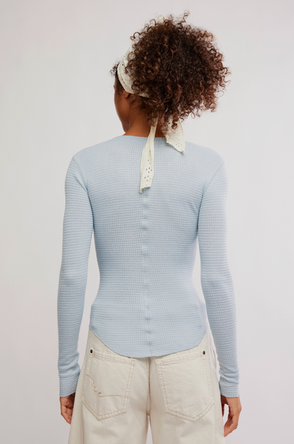 Free People - Going Places Cardi - PEARL BLUE