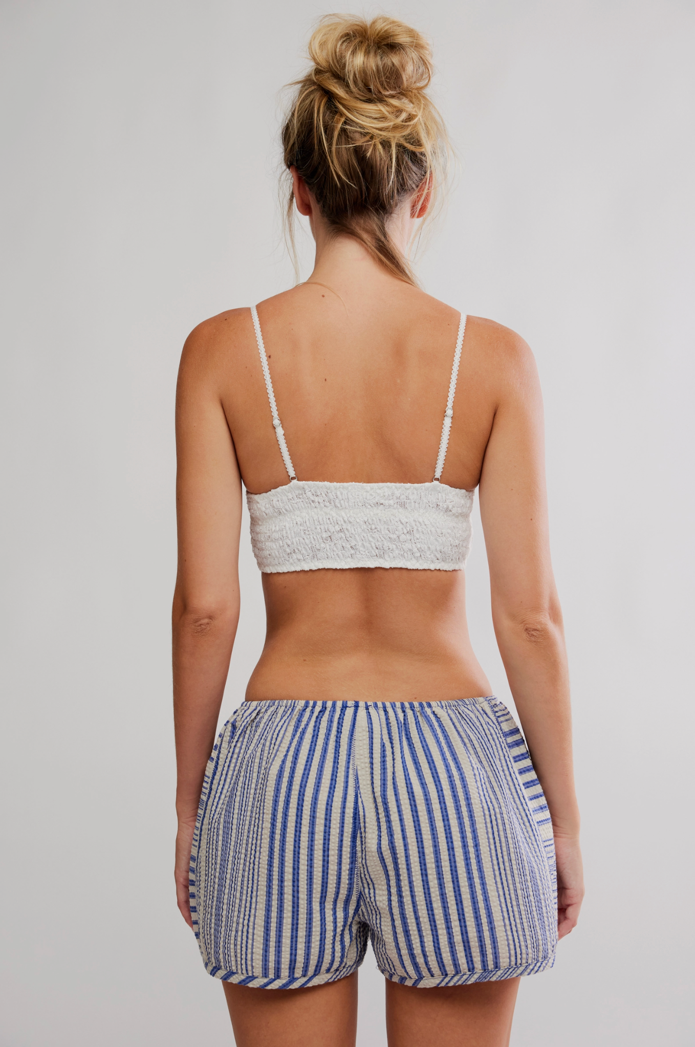 Free People - Home By 8 Boxer - COBALT COMBO