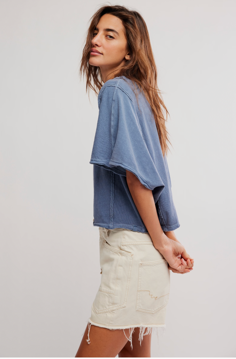 Free People - Next Level Tee - NIGHT SHADOW