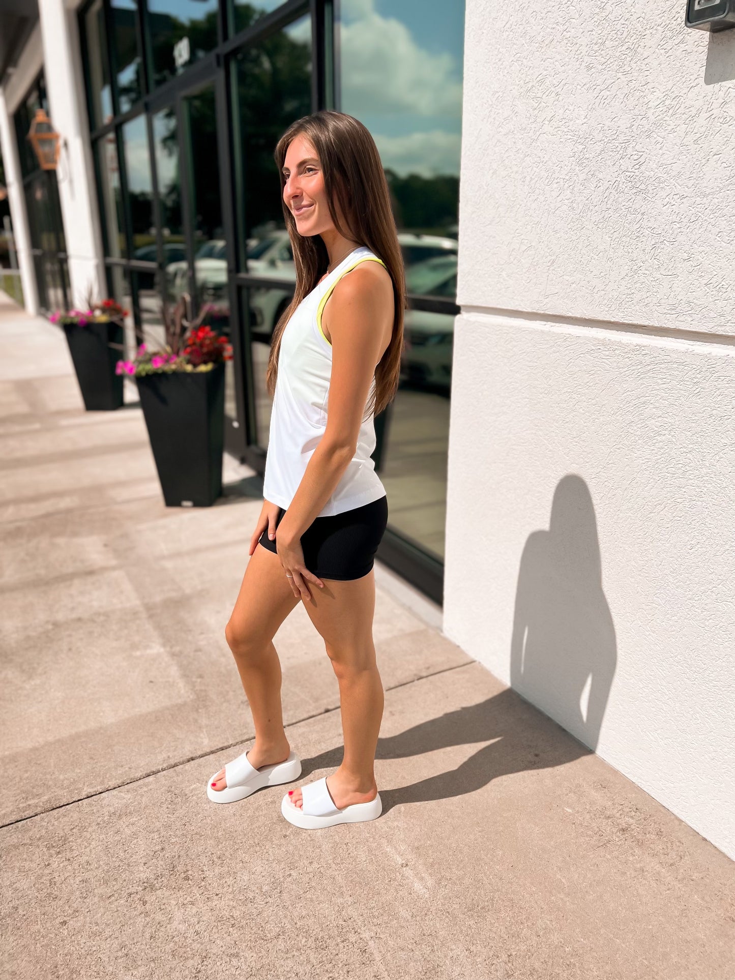 Swifty Racerback Tank - WHITE