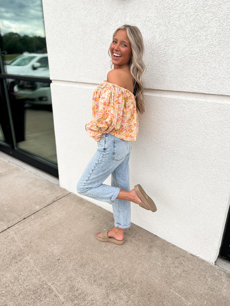 Free People - James Smock Top - SUNNY COMBO