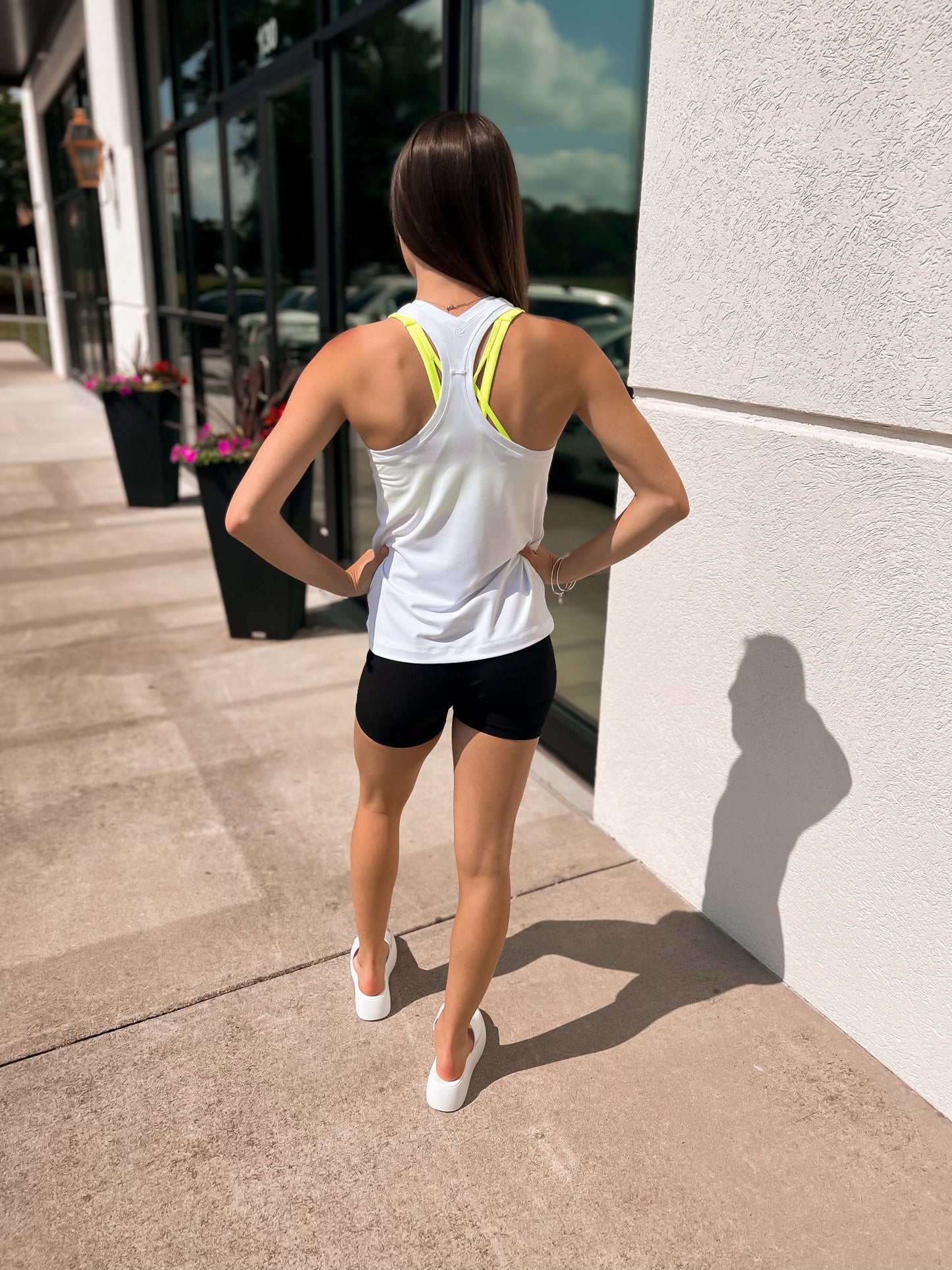 Swifty Racerback Tank - WHITE