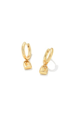Kendra Scott - Jess Lock Huggie Earrings