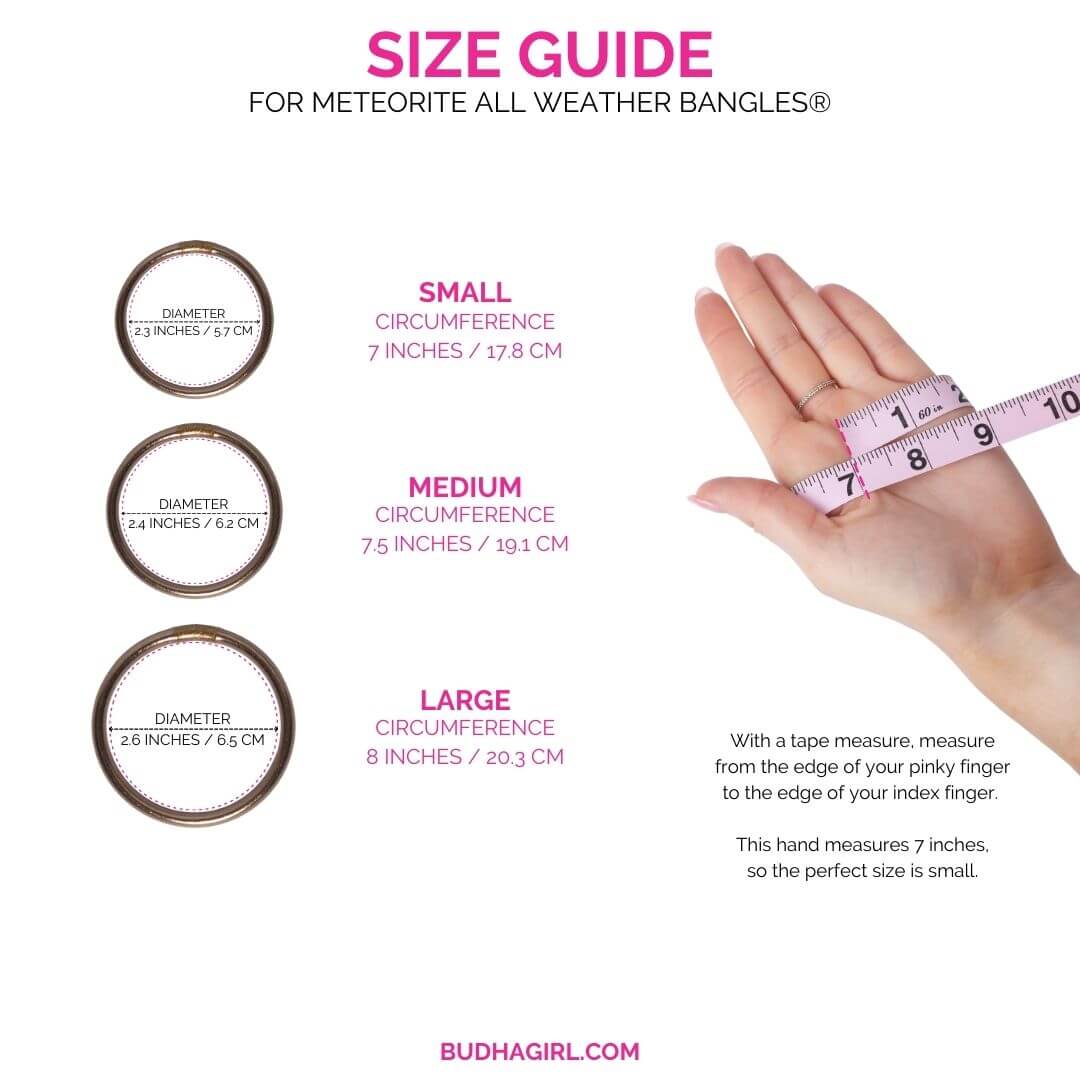 BuDhaGirl - METORITE - All Weather Bangles® (AWB®) - Set of 6