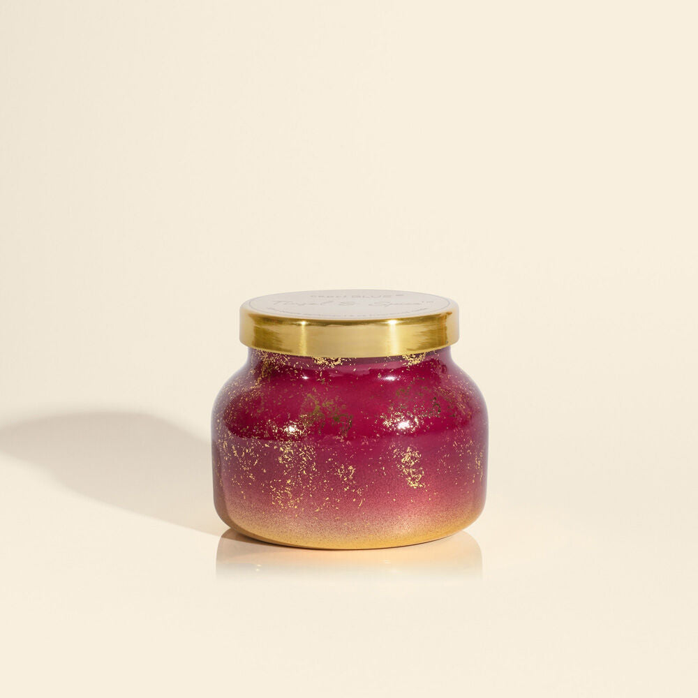 Capri Blue-Tinsel & Spice Glimmer Petite Jar, 8 oz