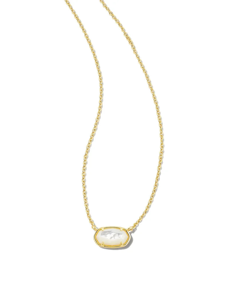 Kendra Scott- Grayson Gold Pendant Necklace- Ivory Mother-of-Pearl