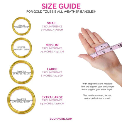 BuDhaGirl- TZUBBIE All Weather Bangle (AWB) - GOLD