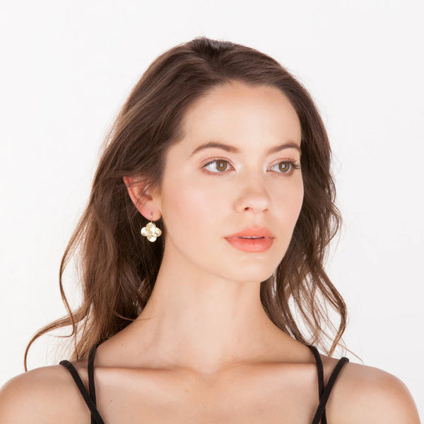 Sheila Fajl - Small Flower Drop Earrings