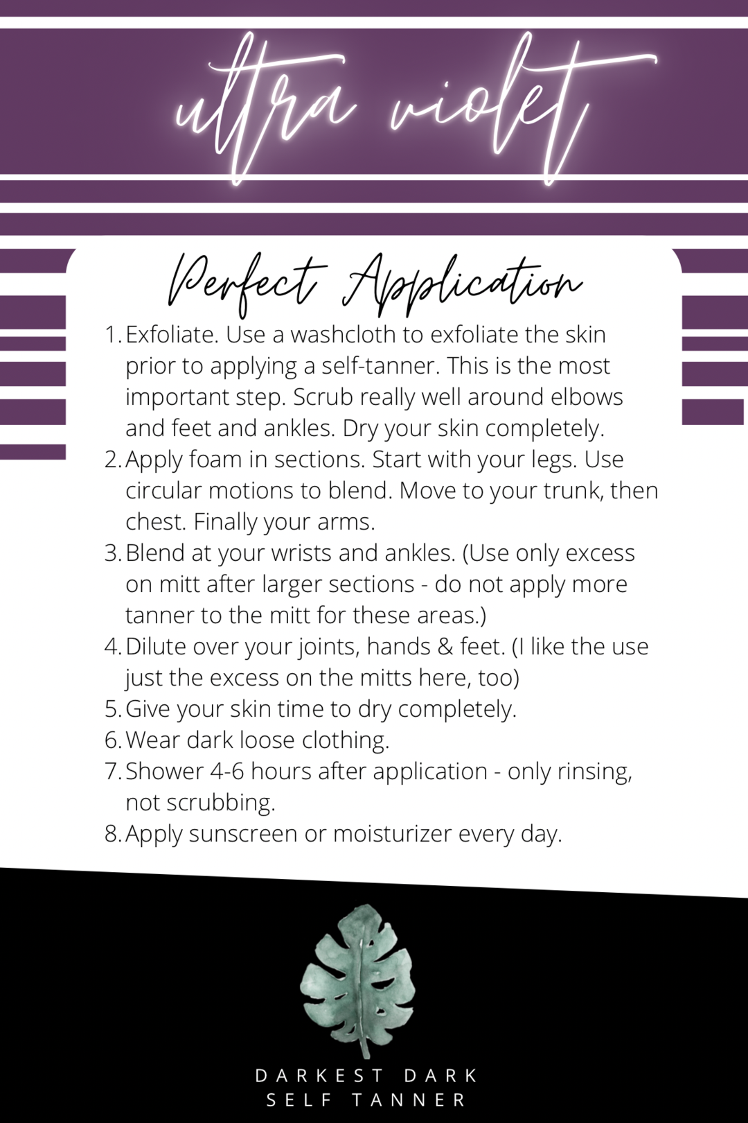 Ultra Violet Tanner & Mitt