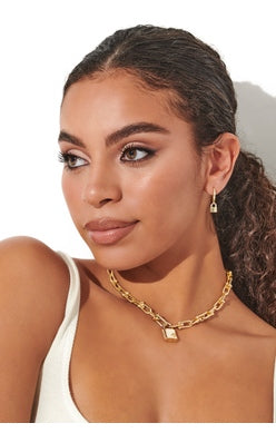 Kendra Scott - Jess Lock Huggie Earrings