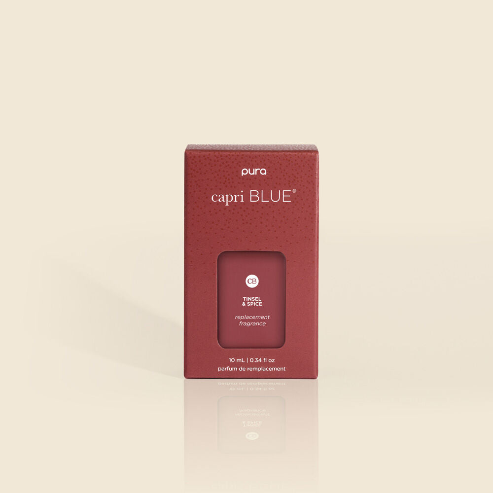 Capri Blue-  Pura Diffuser Refill, Tinsel & Spice