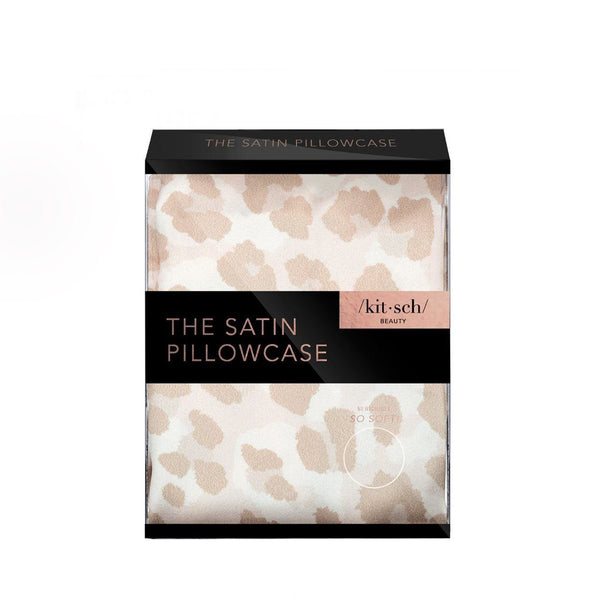 Kitsch- Standard Satin Pillowcase - Leopard