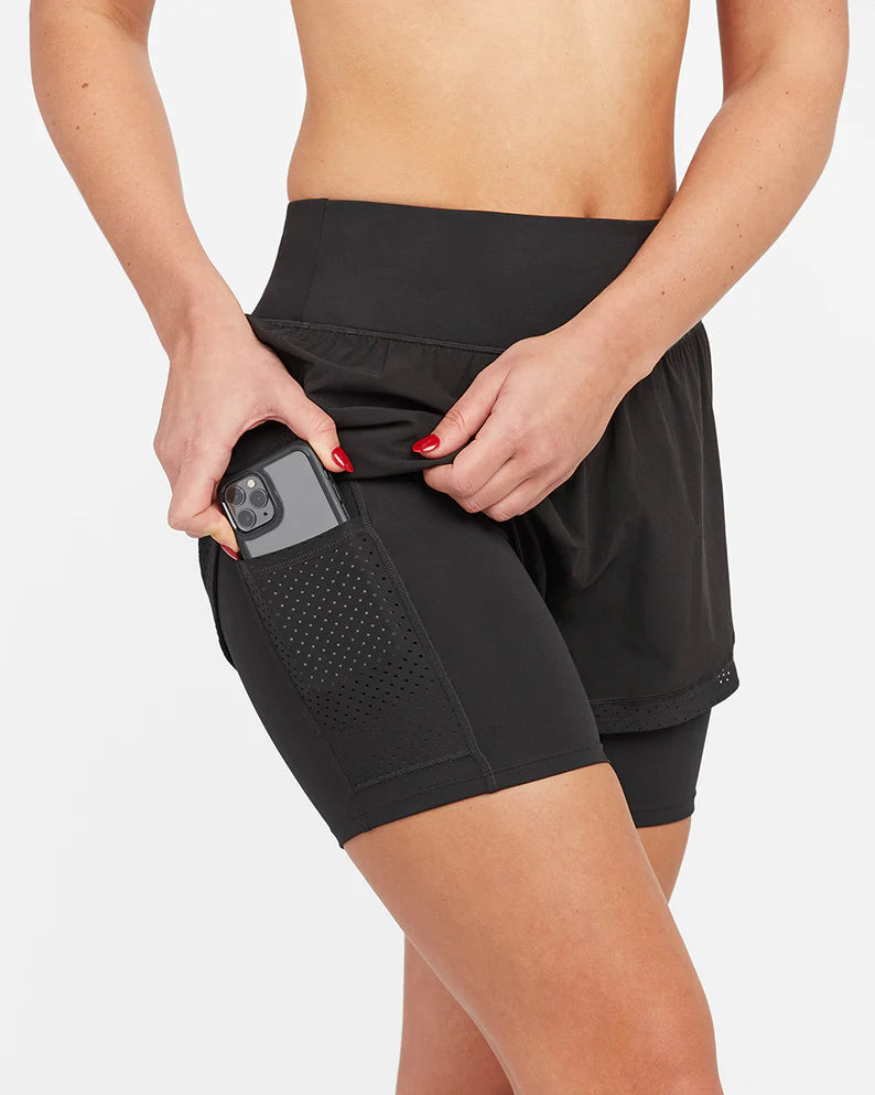 Spanx - The Get Moving Short, 5" - BLACK