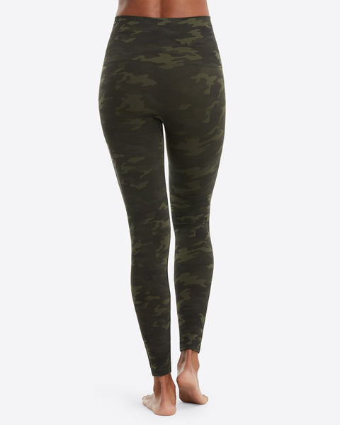 Spanx - Look At Me Now Leggings - GREEN CAMO