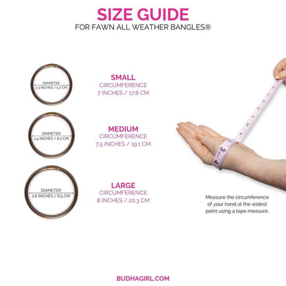 BuDhaGirl All Weather Bangles- FAWN