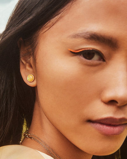 Kendra Scott- Sienna Gold Ear Jacket Earrings- CITRUS KYOCERA OPAL