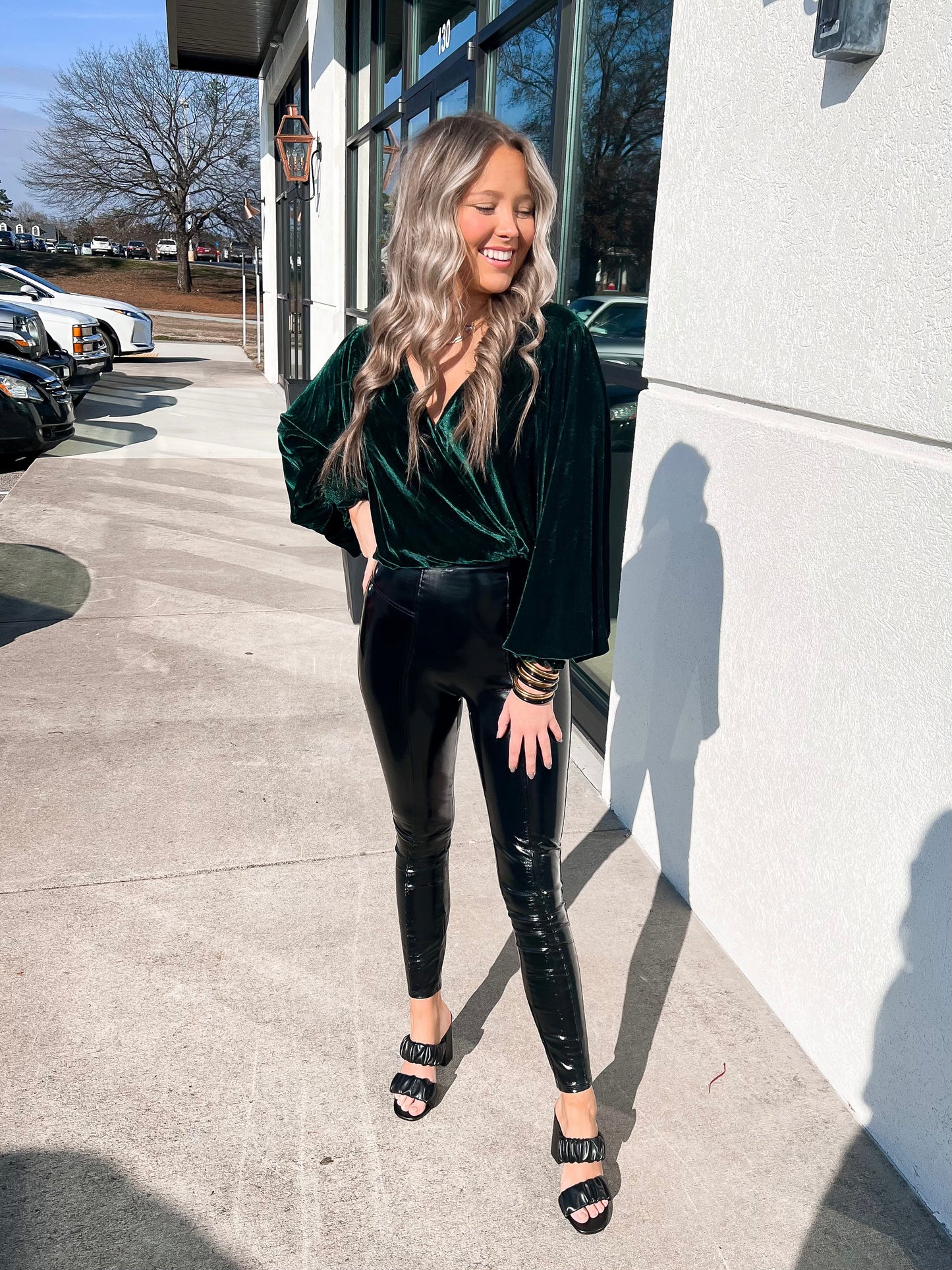 Santa Baby Velvet Bodysuit