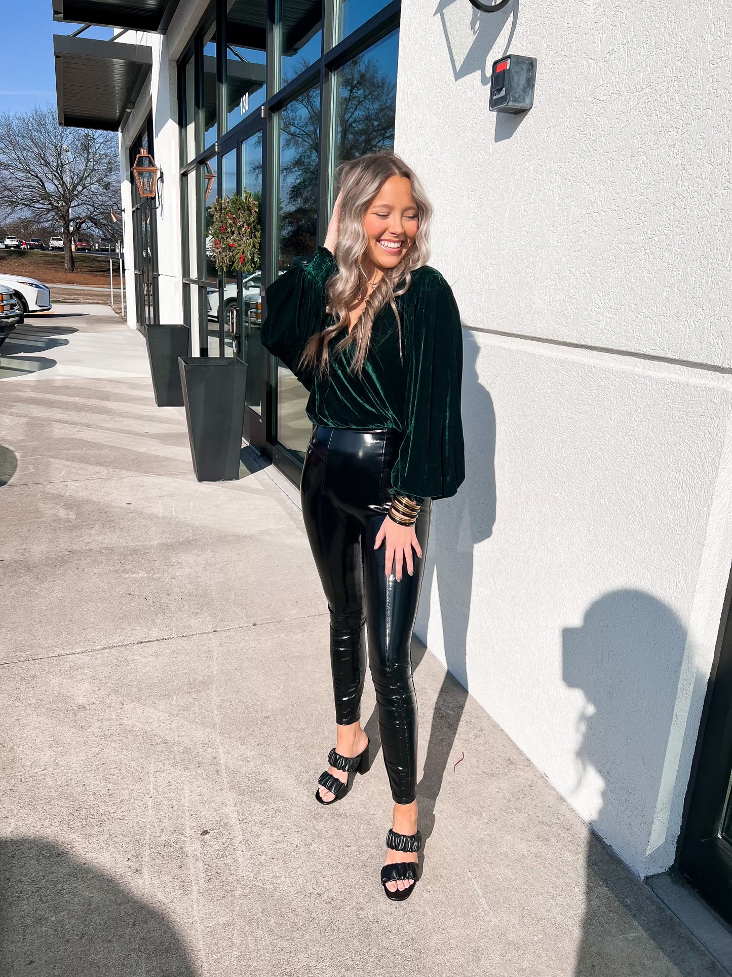 Santa Baby Velvet Bodysuit