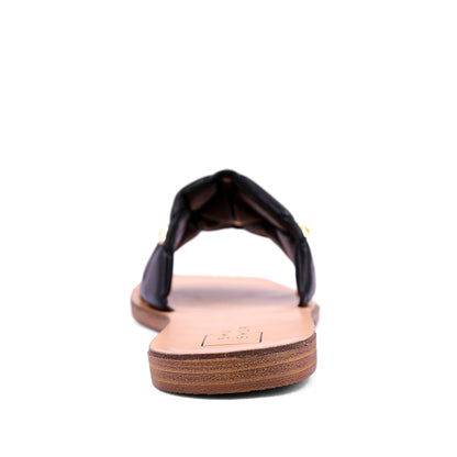 Traveler Studded Sandal - BLACK