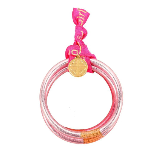 BuDhaGirl - CAROUSEL PINK - All Weather Bangles® (AWB®) - Set of 4