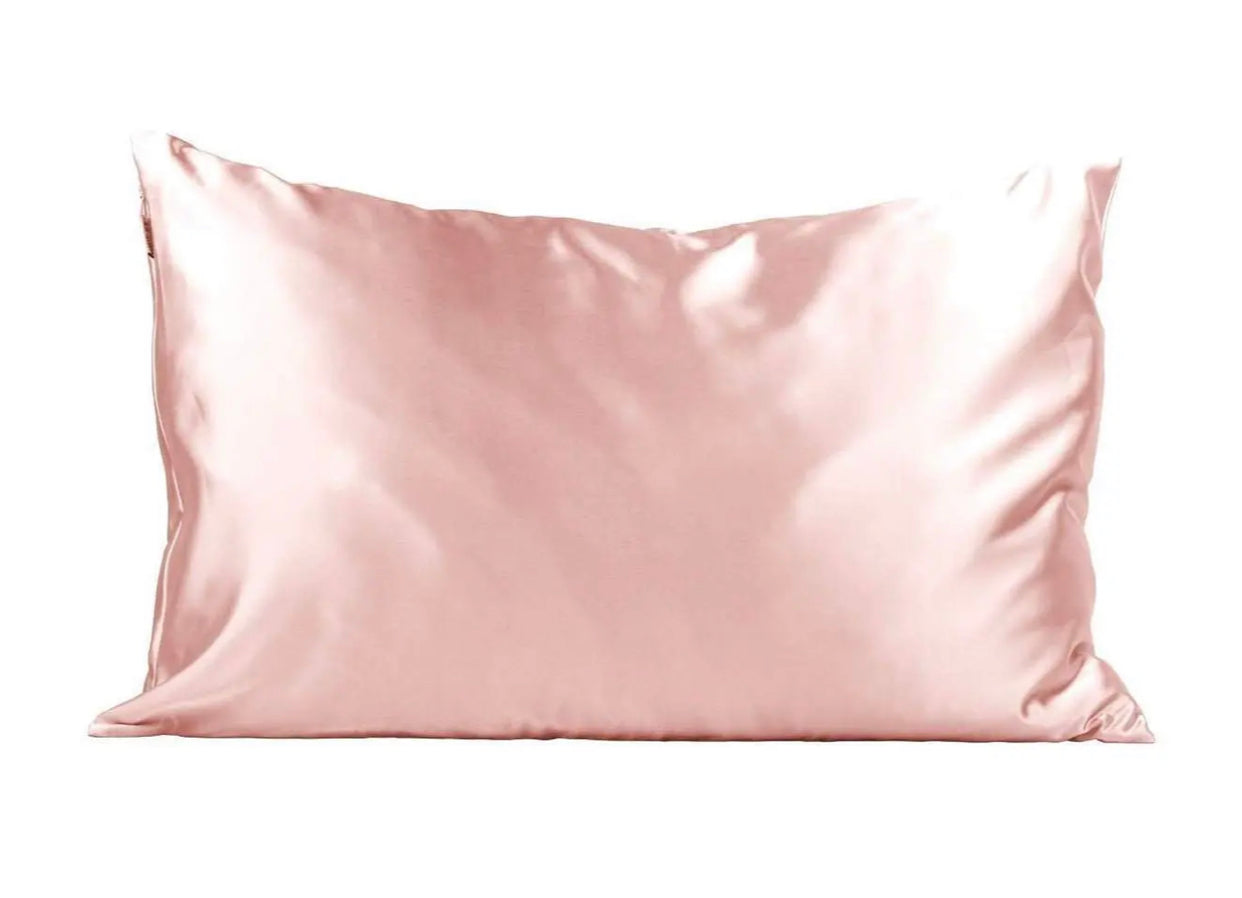 KITSCH - Standard Satin Pillowcase - Blush
