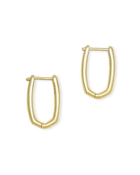 Kendra Scott-Ellen Huggie Earrings- 18K GOLD VERMEIL